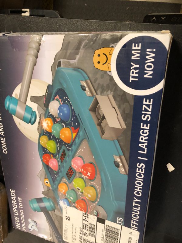 Photo 1 of Whack Game Mole for Toddlers, Toys for 3-12 Year Old Boys and Girls, Pounding Game for Kids,Gifts for 3 4 5 6+ Year Old Boys, Interactive Educational Toy with Sound and Light,PK Mode with 2 Hammers