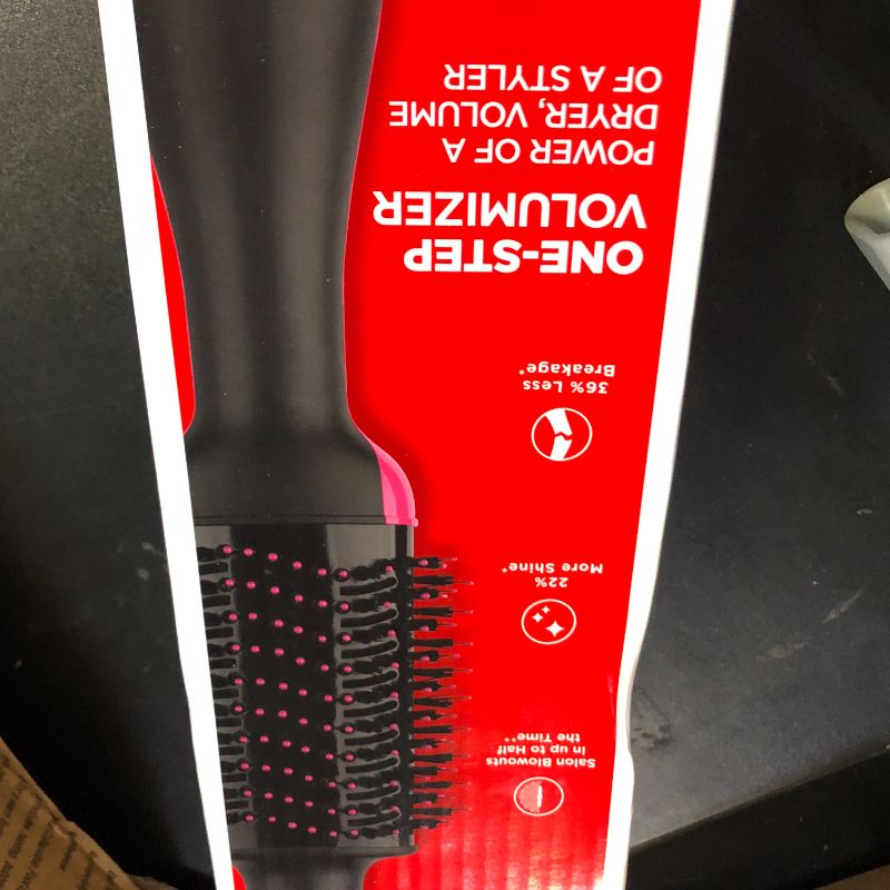 Photo 1 of REVLON One-Step Volumizer Hair Dryer and Styler with Improved Motor – Easy Salon-Style Blowouts – Less Frizz, More Shine, and Reduced Heat Damage, for all Hair Types and Lengths (Black)