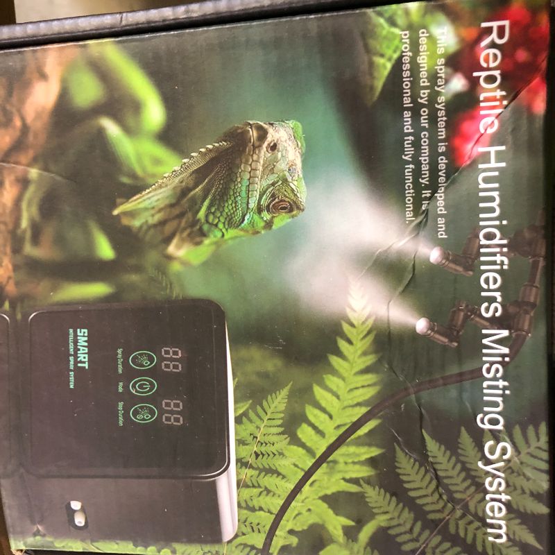 Photo 1 of FMATOZ Reptile Humidifier Reptile Mister System with Timer & 360° Nozzles, Chameleons, Snakes, Frogs Misting for Terrarium, Auto Misting for Terrariums, Adjustable Nozzles & Quiet Operation