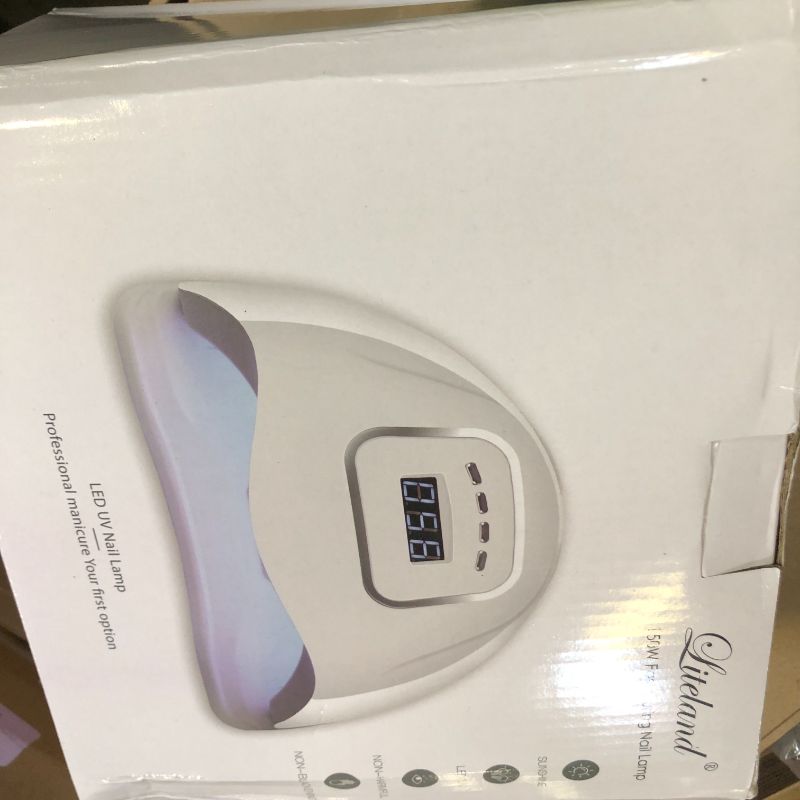 Photo 1 of UV Gel Nail Lamp,150W UV Nail Dryer LED Light for Gel Polish-4 Timers Professional Nail Art Accessories,Curing Toe Nails