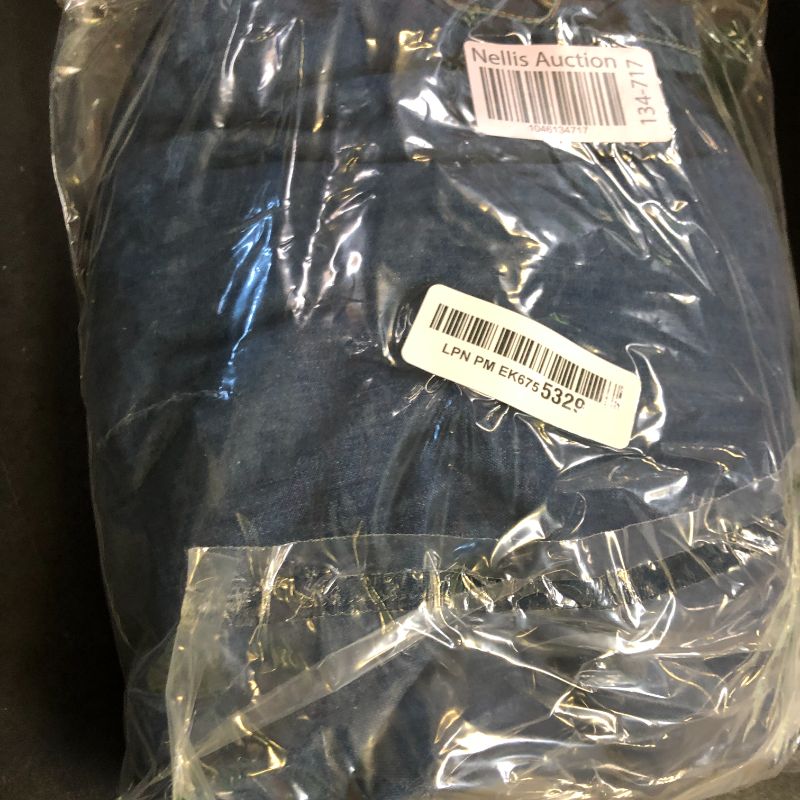 Photo 1 of AprPith Women Denim Shirt Dress V Neck Short Sleeve Long Bottom Down A-Line Jeans Dresses with Pockets Deep Blue