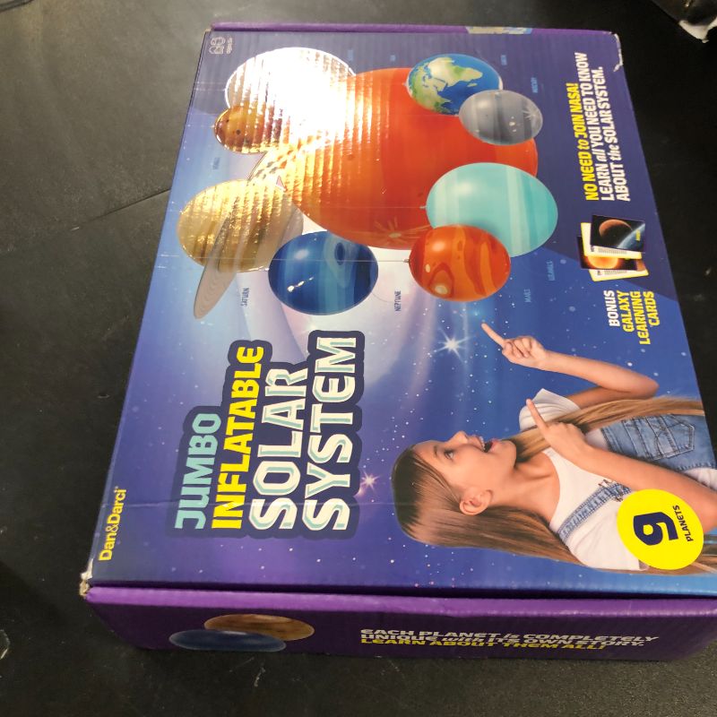Photo 1 of Dan&Darci Inflatable Solar System Planets for Kids - Science Toys - Boys Room Decor Ceiling - Space Gifts - Outer Space Themed Party Decorations - Astronomy Gifts 5-7, 6-8, 8-12 Years Classroom