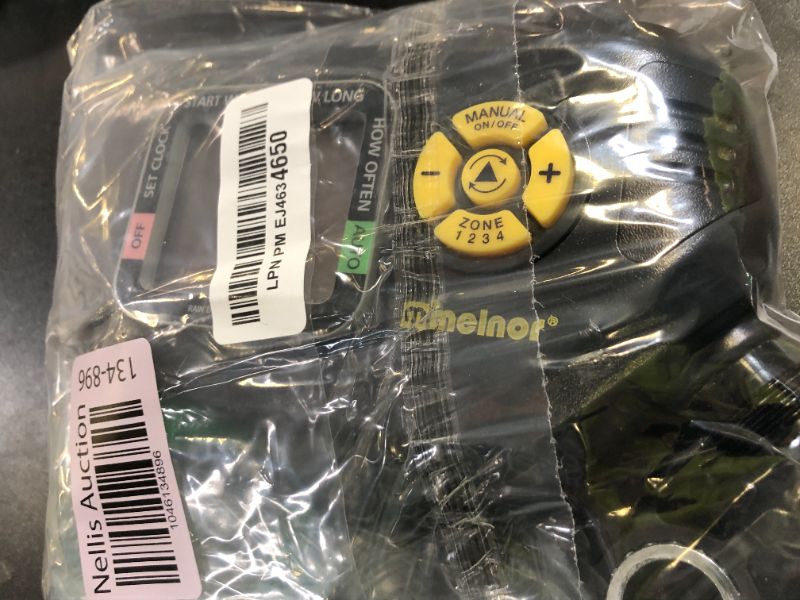 Photo 1 of Melnor 65140AMZ 4 Zone Digital Timer, Black, Yellow