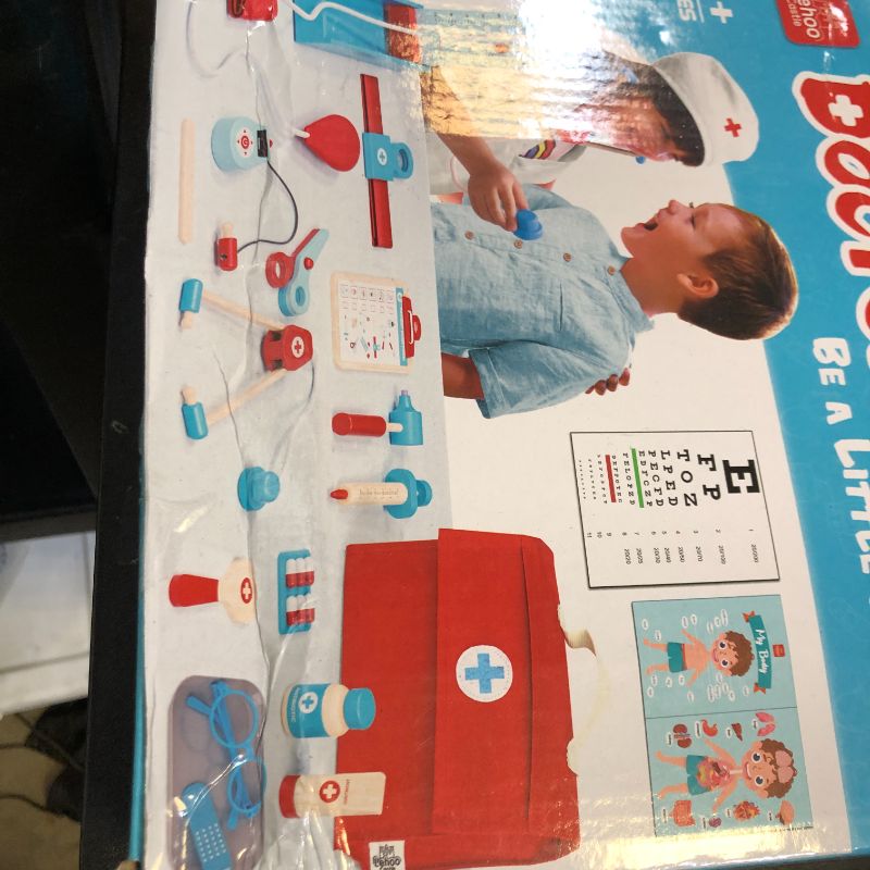 Photo 1 of Lehoo Castle Doctor Kit Kids Wooden, Toys for 3+ Year Old Boys, Pretend Play Dr Set, Kids Doctor Playset, Medical Kits with Stethoscope, Gifts for Toddlers Girls Ages 3 4 5 6