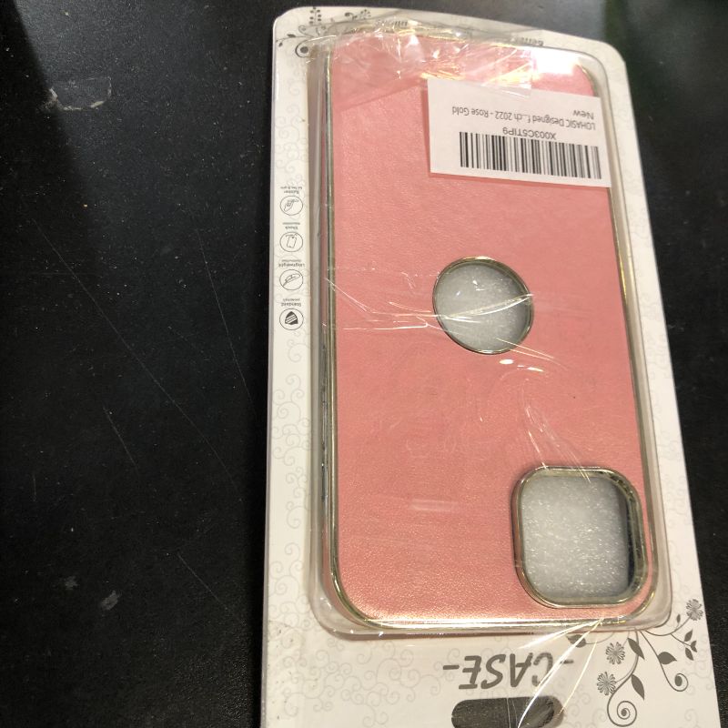 Photo 1 of LOHASIC Designed for iPhone 14 Plus Case Leather, Slim Premium Vintage Classic Lovely Cute Protective Floral Stylish Cases for Women Girls Compatible with iPhone 14 Plus 6.7 inch 2022 - Rose Gold