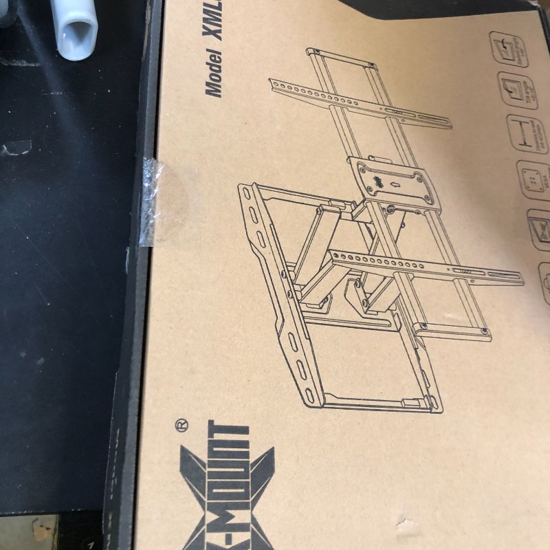 Photo 1 of USX Mount Full Motion TV Wall Mount for 42-85 inch, TV Mount Swivel and Tilt,Wall Mount Bracket with Dual Articulating Arms Up to 132lbs, VESA 600x400mm, 16" Wood Studs, UL Listed XML019