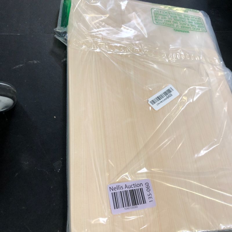 Photo 1 of Shun Cutlery Large Hinoki Cutting Board, 17.75" x 11.75" Large Wooden Japanese Chopping Board for Kitchen, Medium-Soft Wood Preserves Knife Edges, Forest Stewardship Council Certified