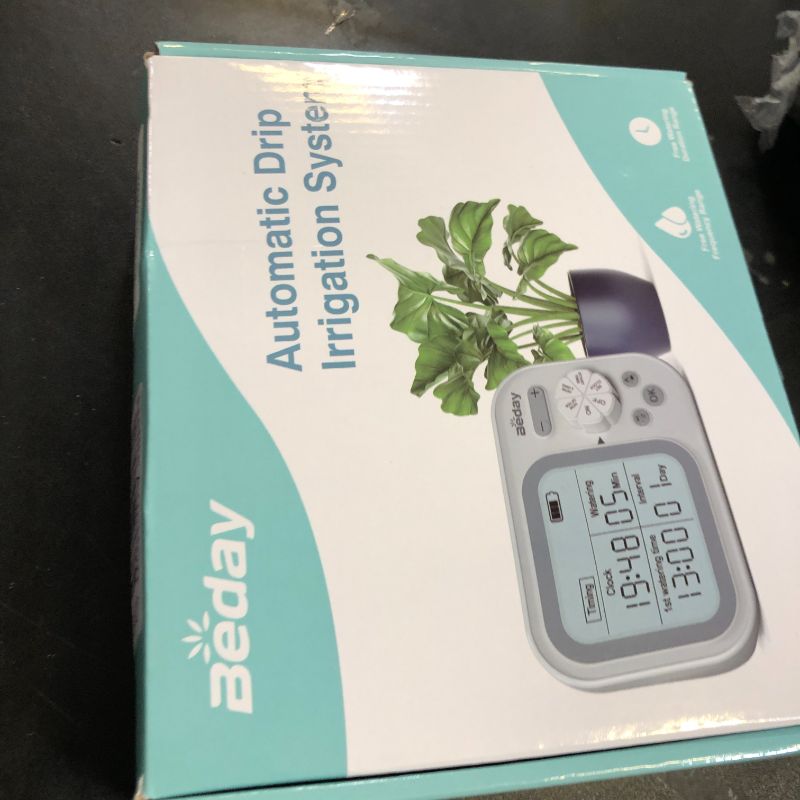 Photo 1 of Automatic Plant Waterer Indoor Self Watering System for 15 Potted Plants, Auto Drip Irrigation Kit Programmable Water Timer with Smart Humidity Detection