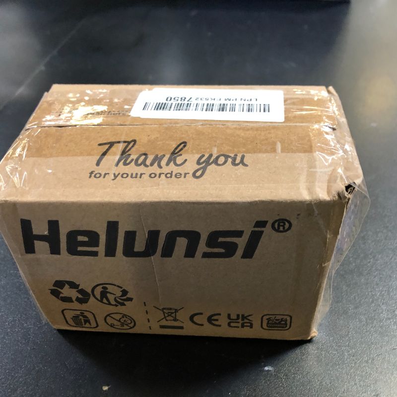 Photo 1 of Helunsi 2 Pieces Waterproof IP68 External Junction Box, 2 Way Outdoor Junction Box, Underground Plug Line Coaxial Cable Connector Wire Range 5 to 15mm Electrical Power Cord Weatherproof Boxes - Black