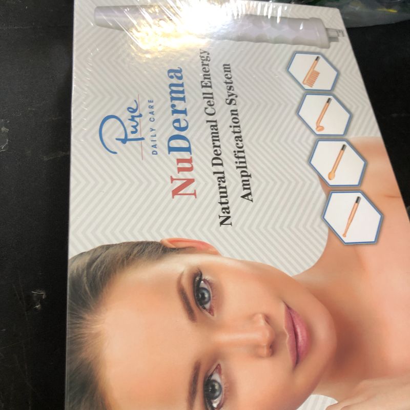 Photo 1 of Pure Daily Care NuDerma Handheld Skin Therapy Wand Machine w/Neon – Anti-Aging - Skin Tightening - Wrinkle Reducing - Dark Circles – Clarifying - Hair & Scalp Stimulator