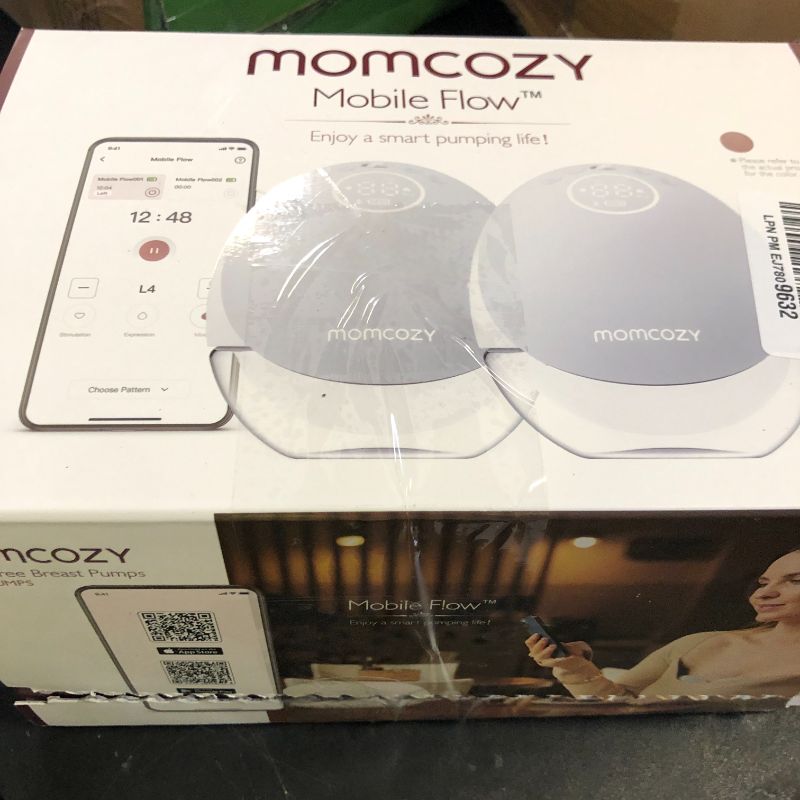 Photo 1 of Momcozy Breast Pump Hospital-Grade, Hands Free Breast Pump App with Leak-Proof DoubleFit Flange, Personalized Multi-Modes & 15 Levels, 2 Count