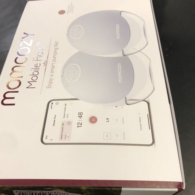 Photo 1 of Momcozy Breast Pump Hospital-Grade, Hands Free Breast Pump App with Leak-Proof DoubleFit Flange, Personalized Multi-Modes & 15 Levels, 2 Count