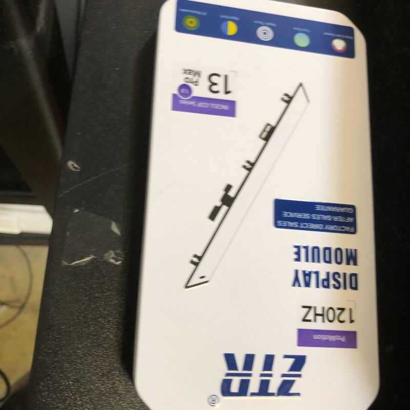 Photo 1 of ZTR for iPhone 13 Pro Max Screen Replacement, 6.7-inch LCD COF Display, Touch Digitizer Full Assembly with Waterproof Tape, 120Hz Promotion, Screen Protector (for A2484, A2641, A2644, A2645, A2643)