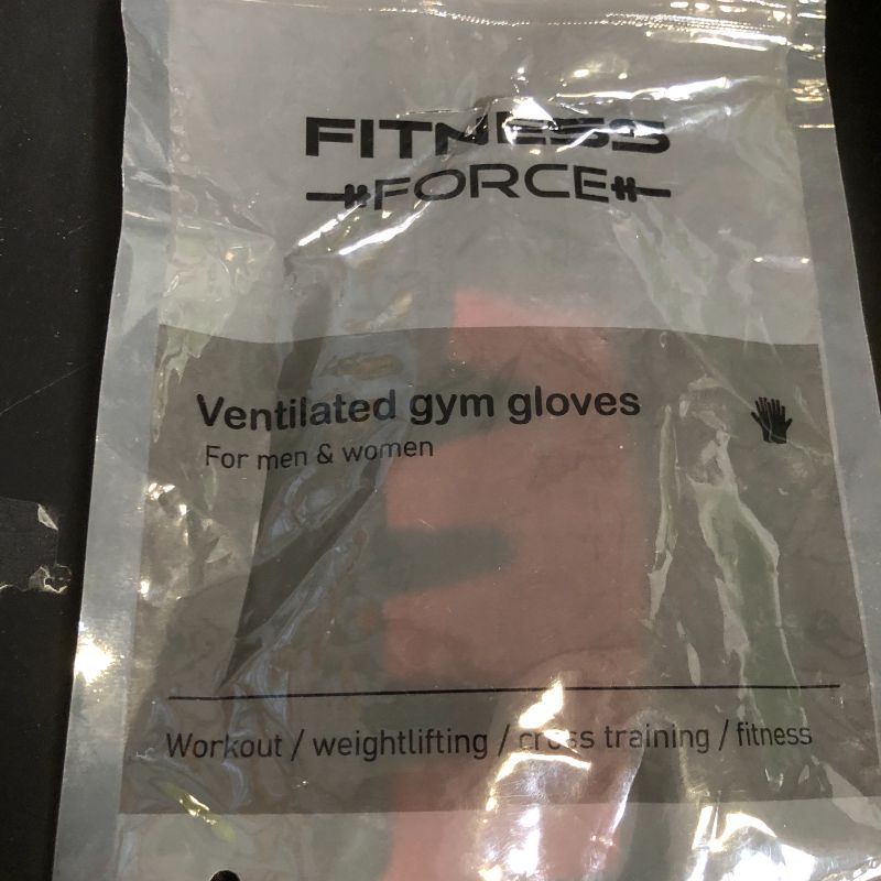 Photo 1 of FITNESS FORCE Workout Gloves for Men & Women Partial Weight Lifting Gloves Non-Slip Gym Gloves Lifting Grip Calluses Guard Fingerless Exercise Gloves with Full Palm Protection (Pink, Medium)
