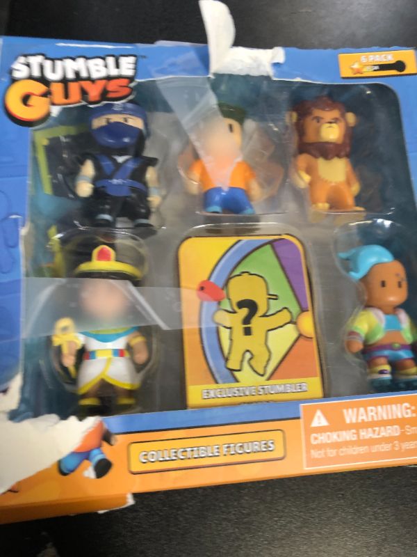 Photo 1 of Officially Licensed Stumble Guys Collectible Figures - Bundle With 6 Random Characters Plus More | Toys for Boys and Girls