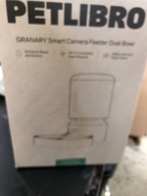 Photo 1 of PETLIBRO Automatic Cat Feeder with Camera for Two Cats, 1080P HD Video with Night Vision, 5G WiFi Pet Feeder with Phone APP Control, 2-Way Audio for Cat & Dog, Low Food & Motion & Sound Alerts