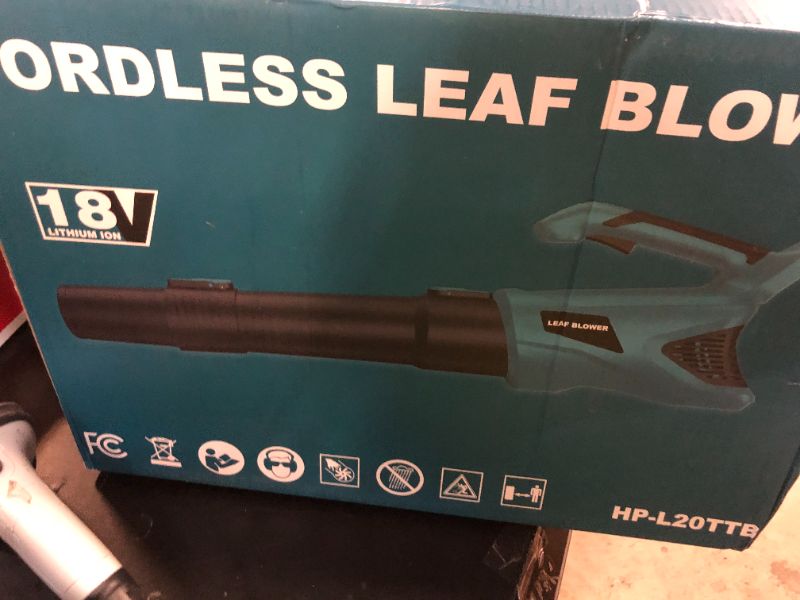 Photo 1 of HEINPRO Cordless Leaf Blower Up to 500CFM Compatible with Makita 18V Battery (Bare Tool), Electric Leaf Blower Cordless with 5 Speed Modes, Handheld Battery Powered Leaf Blowers for Lawn Care