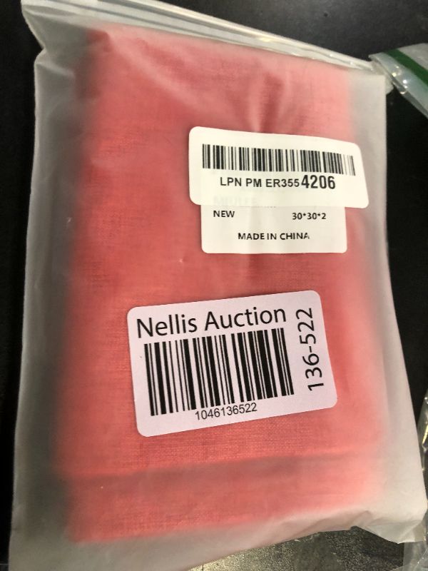 Photo 1 of MIULEE Pack of 2 Outdoor Waterproof Throw Pillow Covers Decorative Solid polyester Garden Farmhouse Cushion Cases for Patio Tent Balcony Couch Sofa 12x12 inch Red
