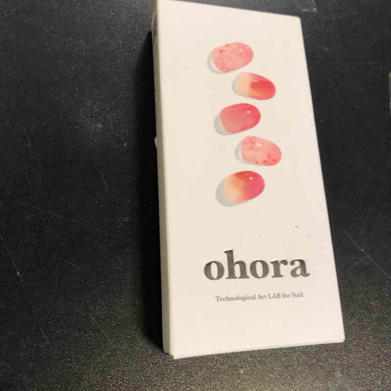 Photo 1 of ohora Semi Cured Gel Nail Strips (N Tinted) - Pink, Tint, Works with Any UV/LED Lamps, Salon-Quality, Long Lasting, Easy to Apply & Remove - Includes 2 Prep Pads, Nail File & Wooden Stick