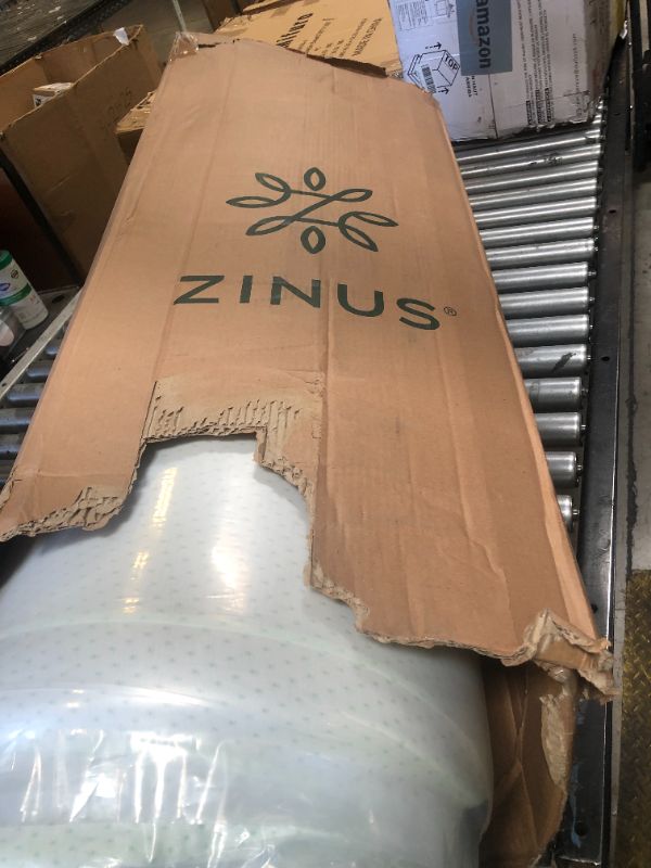 Photo 1 of ZINUS 12 Inch Green Tea Memory Foam Mattress [New Version], King, Fiberglass free, Medium Firm Feel, Zoned Pressure Relief, Certified Safe Foams & Fabric, Mattress in A Box