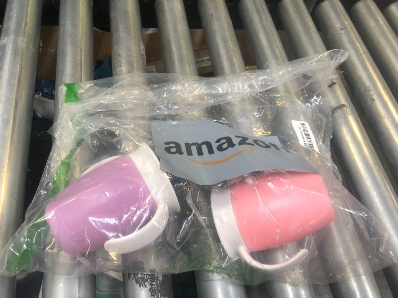 Photo 1 of Munchkin Sippy Cup for 6 Month Old and Up, Spill Proof Miracle 360 Toddler Cups with Transition Handles, 7 Ounce, 2 Pack, Pink/Purple