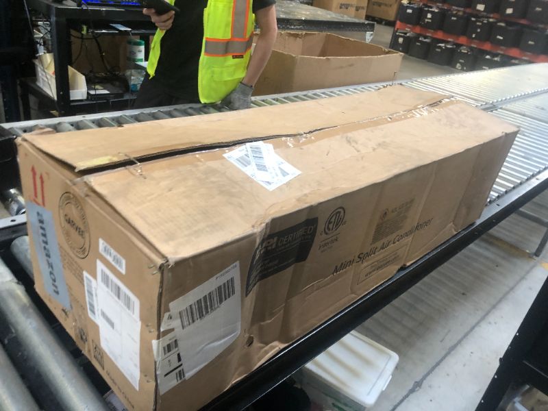 Photo 1 of -MISSING OTHER BOXES FROM SET- 24000 BTU Mini Split Air Conditioner, 19 SEER2 208-230V Split Unit Ac and Heat Cool Up to 1500 Sq.Ft, Ductless Air Conditioner w/Complete Installation Kit,Remote,Wifi Control,Low Noise