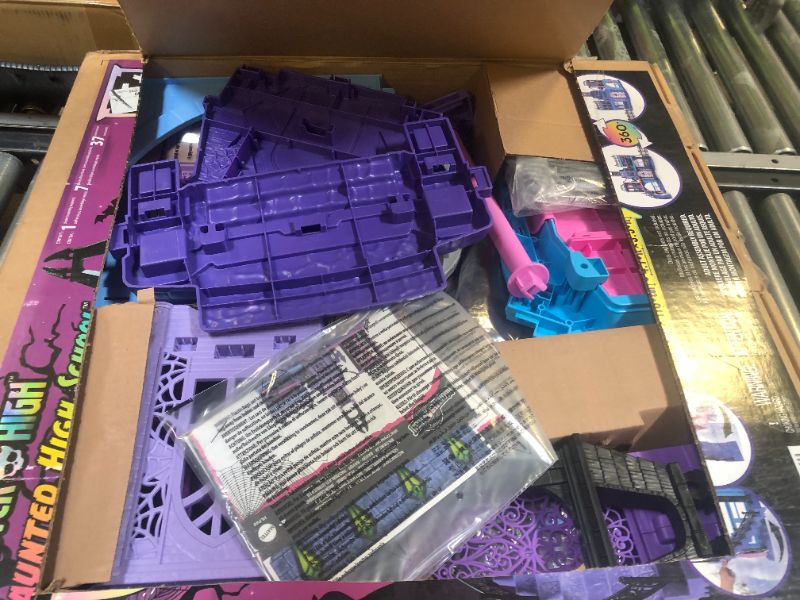 Photo 1 of Monster High Doll House, Haunted High School Playset with 7 Play Areas & 35+ Storytelling Pieces Including Furniture & Accessories