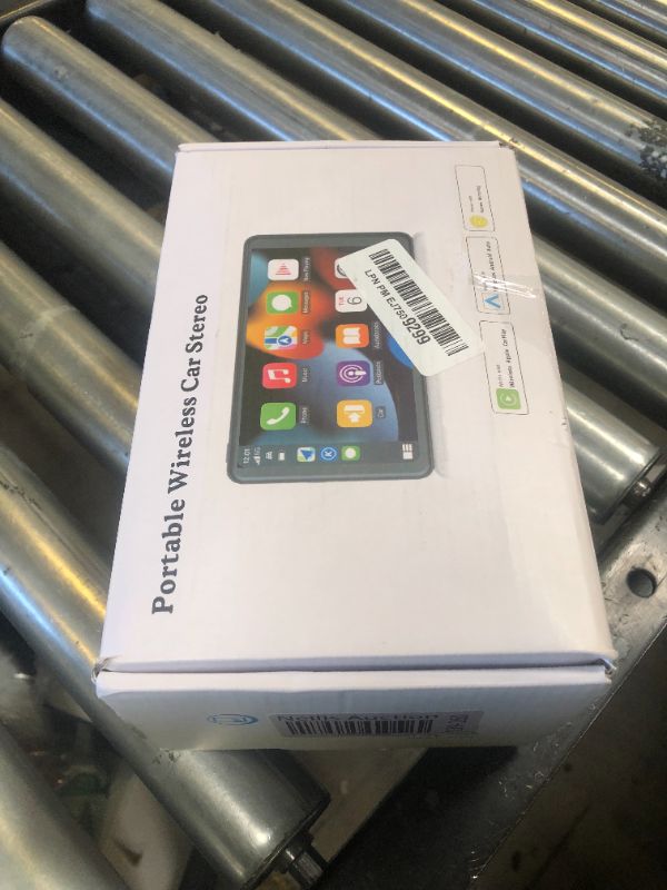 Photo 1 of Portable Wireless with Apple CarPlay and Android Auto Screen for Car, 7" HD Touch Screen Car Stereo with Mirror Link, Bluetooth 5.2, Backup Camera, AUX,FM Transmitter for All Vehicle