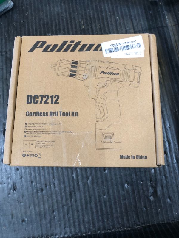 Photo 1 of PULITUO 12V Pink Cordless Drill Set Power Drill Kit with Battery and Charger,electric drill home improvement,3/8-Inch Keyless Chuck,Built-in LED,21+1 Torque Setting small drill