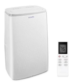 Photo 1 of Portable Air Conditioner Cools 320 Sq. Ft. with Dehumidifier and 2 Fan Speeds in White