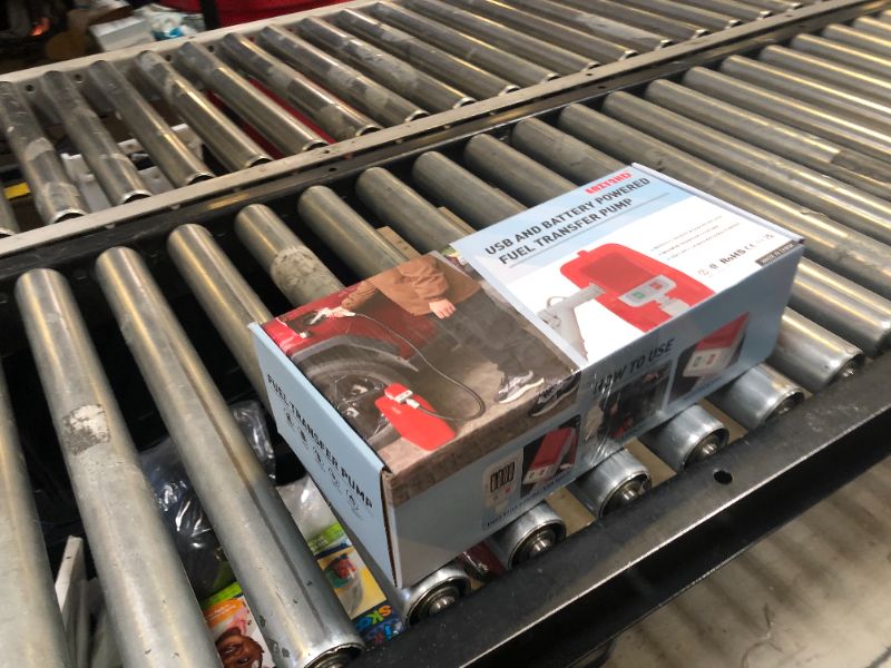 Photo 1 of Fuel Transfer Pump (3.2GPM) with Hand Nozzle for Quick Stop Flow Control, 51" Hose Automatic Gas Pump with 4 Gas Can Fittings, USB and Battery Powered Portable Siphon Pump for Oil, Gasoline, Diesel