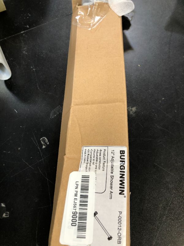 Photo 1 of 12 Inch Shower Head Extension Arm Oil Rubbed Bronze.Solid Brass Adjustable Shower Arm Extension. Lower Or Raise Any Rain Or Handheld Showerhead To Your Height & Angle – Universal Connection