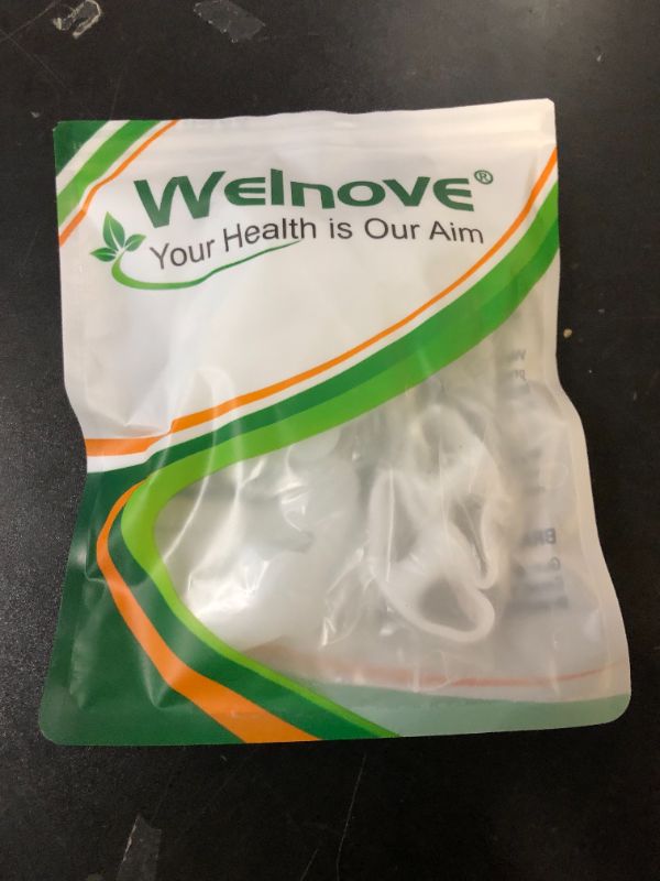 Photo 1 of Welnove Pack of 12 Bunion Corrector, Toe Separators with 2 Loops, Big Toe Spacer Suitable for Bunion and Overlap Toe (White)