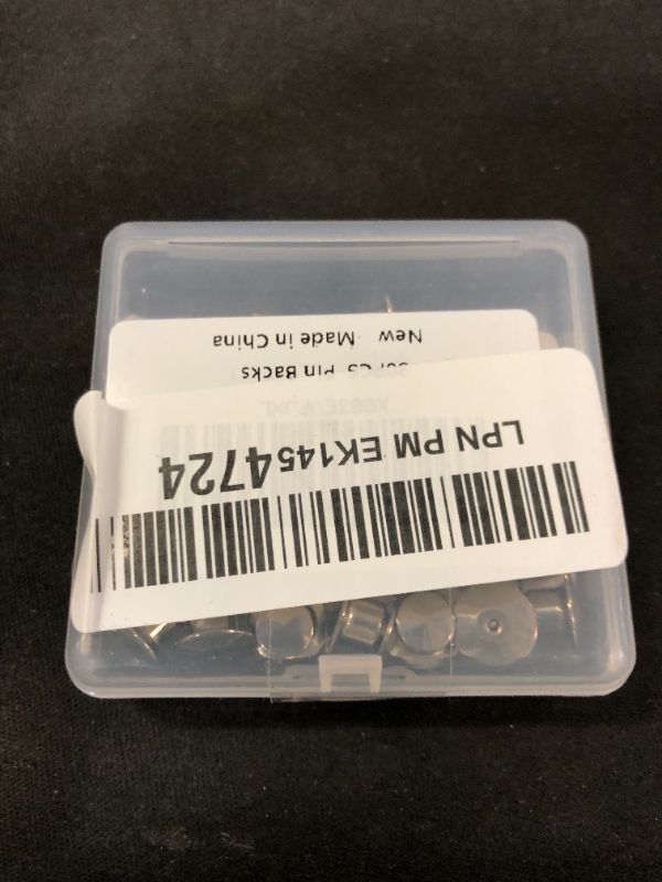 Photo 1 of Ceryvop 30 PCS Locking Pin Backs Locking Pin Keepers Clasp, Metal Pin Locks Back