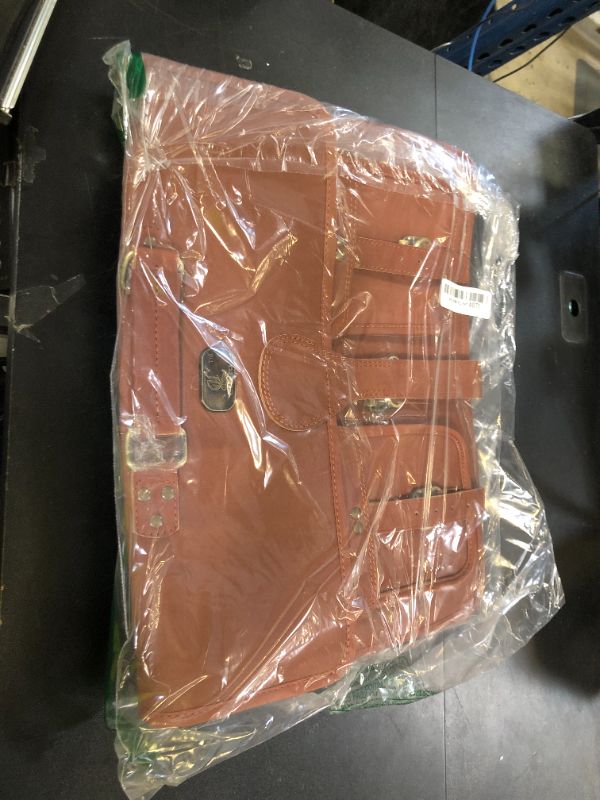 Photo 1 of cuero Leather Messenger Bag for Men, 18 Inch Laptop Crossbody, Vintage Handmade Leather Shoulder Satchel Bag for Men, Full Grain Business Briefcase for Office/Work/Travel - Dark Brown