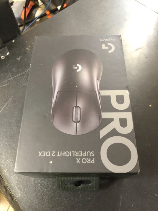 Photo 1 of Logitech G PRO X Superlight 2 DEX Wireless Gaming Mouse, 60g pro-Grade Right-Handed Mouse with 5 programmable Buttons, USB-C Charging, 44k DPI Sensor, up to 8 kHz Polling for PC/Mac - Black