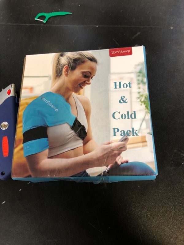 Photo 1 of Comfytemp Shoulder Ice Pack Rotator Cuff Cold Therapy Wrap, FSA HSA Eligible, Ice Packs for Injuries Reusable Gel, Instant Compression for Shoulder Pain Relief, Surgery Recovery Gifts (Small & Medium)