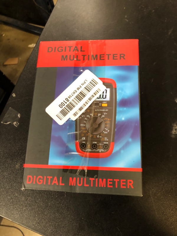 Photo 1 of Capacitance Meters, Digital Battery Powered Capacitan Capacitor Meter Tester 6013L LCD Display