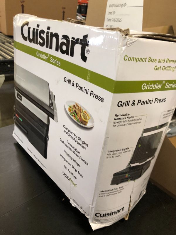 Photo 1 of Cuisinart GR-11 Griddler 3-in-1 Grill and Panini Press, Silver