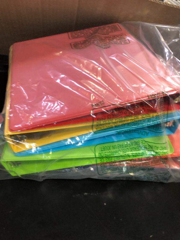 Photo 1 of 1-inch 3 Ring Binder with 2 Interior Pockets, 1'' Basic Binders Holds US Letter Size 8.5'' x 11'' Paper - Versatile Binders for Office, Home, and School Use, 6 Pack (6-Color Assorted)