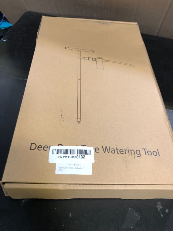 Photo 1 of Stainless Steel Deep Root Tree Watering Tool,Root Feeder with Fertilizer Bottle Watering Wand Irrigation System Watering Stake,for Trees Bushes Shrubs Fruit Trees with Brass Valve T-Handle
