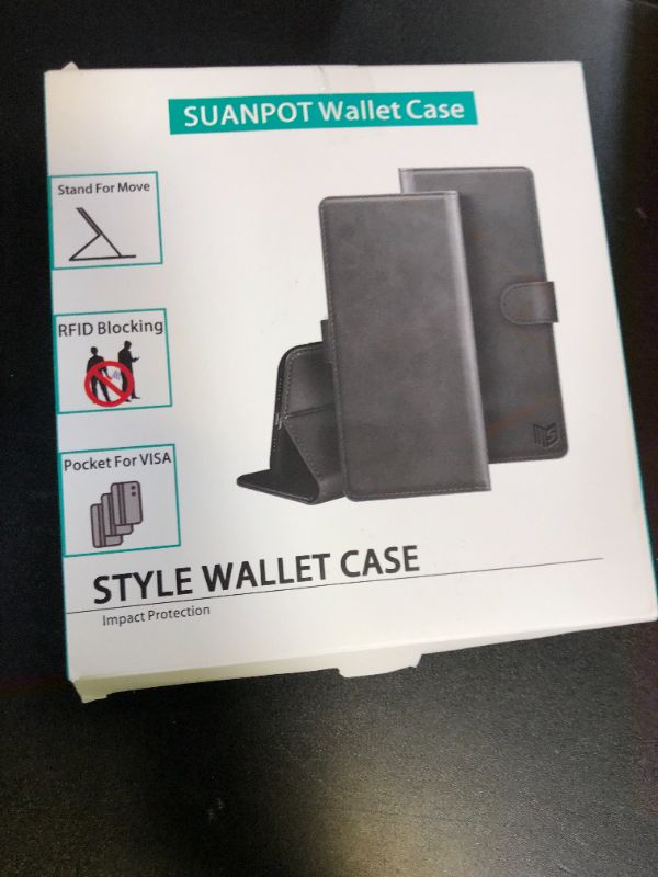 Photo 1 of SUANPOT for iPhone 12 Pro Max Leather Wallet case with RFID Blocking Credit Card Holder, Flip Folio Book Magnetic PU Cell Phone Plus Cover for Apple 12 promax Leather for Men Women 6.7 Light Brown