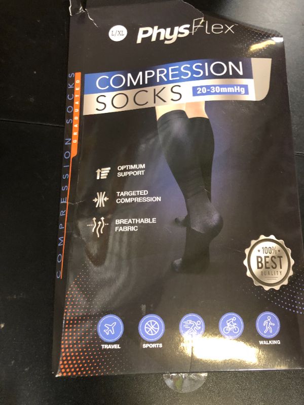 Photo 1 of Compression Socks for Women & Men (20-30 mmHg) Support for Travel, Nurses, Pregnancy, Shin Splints, Sports and Everyday Wear