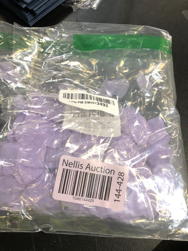 Photo 1 of 1 inch Purple Tissue Paper Heart Confetti 4000 Pieces Biodegradable Confetti Paper for Balloon or Table Decor