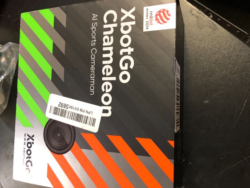 Photo 1 of XbotGo Chameleon AI Auto Sports Action Camera - 4K 60FPS Soccer Camera and Basketball Tracking Camera for Team Sports, Live Streaming, No Subscription, Works with iOS & Android (Lava Graphite)