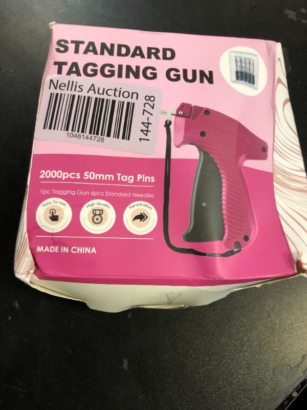 Photo 1 of HABGP Tagging Gun for Clothing with 5 Needles Replacements and 2000 Fastener, (Not Stitch Gun) Handheld Price Tag Gun for Clothes, Garment Pricing Tagging Attacher Gun for Retail Fabric Only