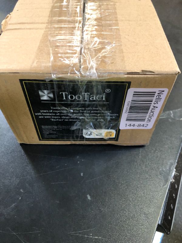 Photo 1 of TooTaci 1/8" T316 Stainless Steel Cable, 200FT Marine 316L Steel Wire Rope - 7x7 Strands Core Wire Outdoor Aircraft Cable Heavy Duty for Decks Railing, Balconies, Stairs
