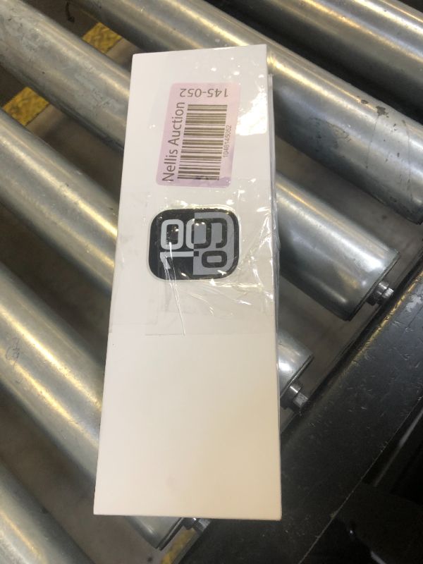 Photo 1 of Apple Watch Series 8 [GPS, 45mm] Silver Aluminum Case with White Sport Band, M/L (Renewed)