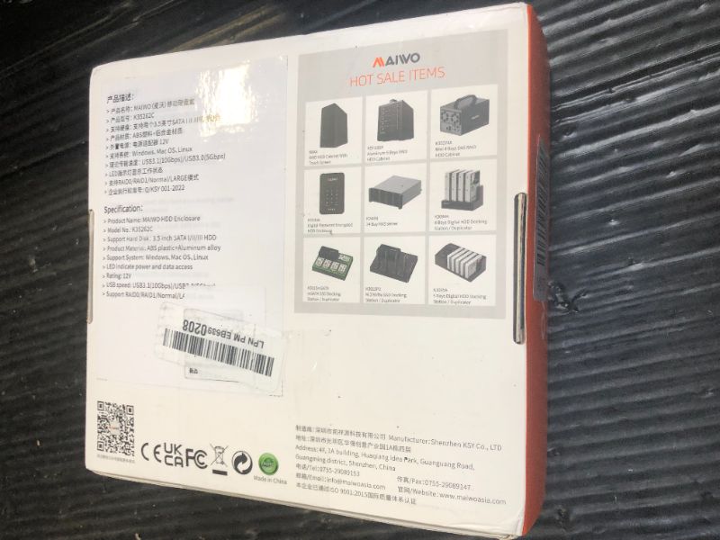 Photo 1 of MAIWO External Hard Drive Enclosure(6Gbps) with Hub Expander for 3.5 2.5 Inch SATA SSD HDD USB C to SATA III with UASP, 1 Port USB C Hub/2 Port USB A 10Gbps Hub,Compatible with Seagate Samsung Xbox