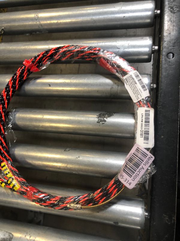 Photo 1 of 10M 33ft Fish Tape Cable Puller Kit 6.0mm Diameter 3 Wires Twisted with Guide Spring,PET Electrical Cable Puller Through Wall Wire Guide Device Threader Fish Cable Fastener